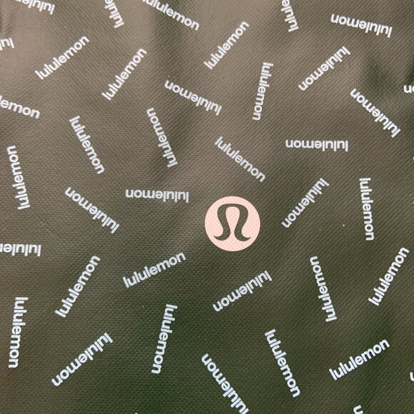 Lululemon Athletics Large Shopping Reusable Grocery Bags Snap Closure Green - Picture 2 of 5